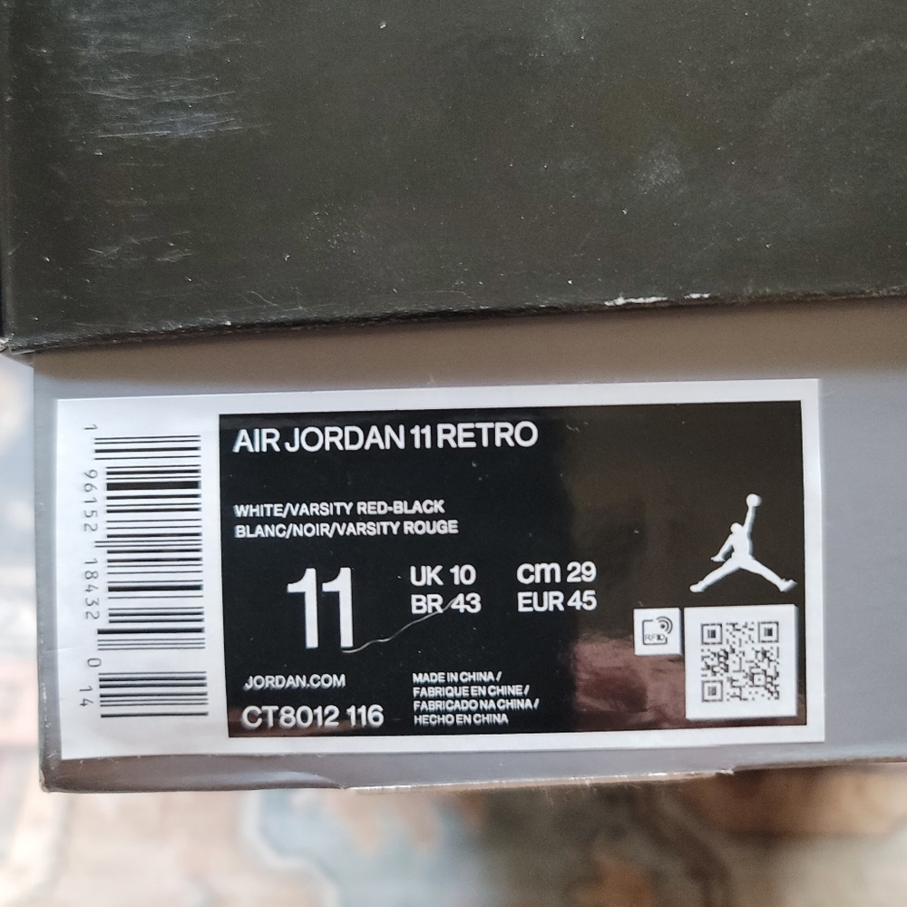 Air Jordan 11 Retro Nike Cherry 11s - Picture 14 of 14